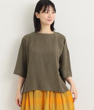 レーヨンラミータイダイ染プルオーバー(チャコール-M)