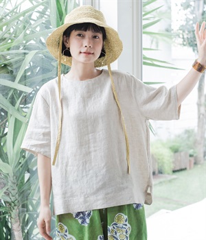 リネンTEEブラウス