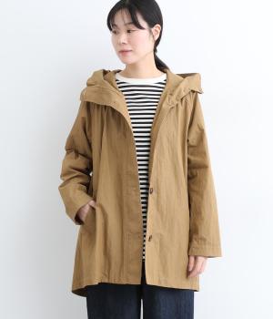 コットンナイロンハイカウントブルゾン(キャメル-M)