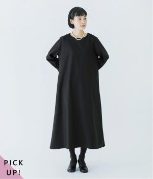 別注｜Aラインワンピース(ブラック-MP)