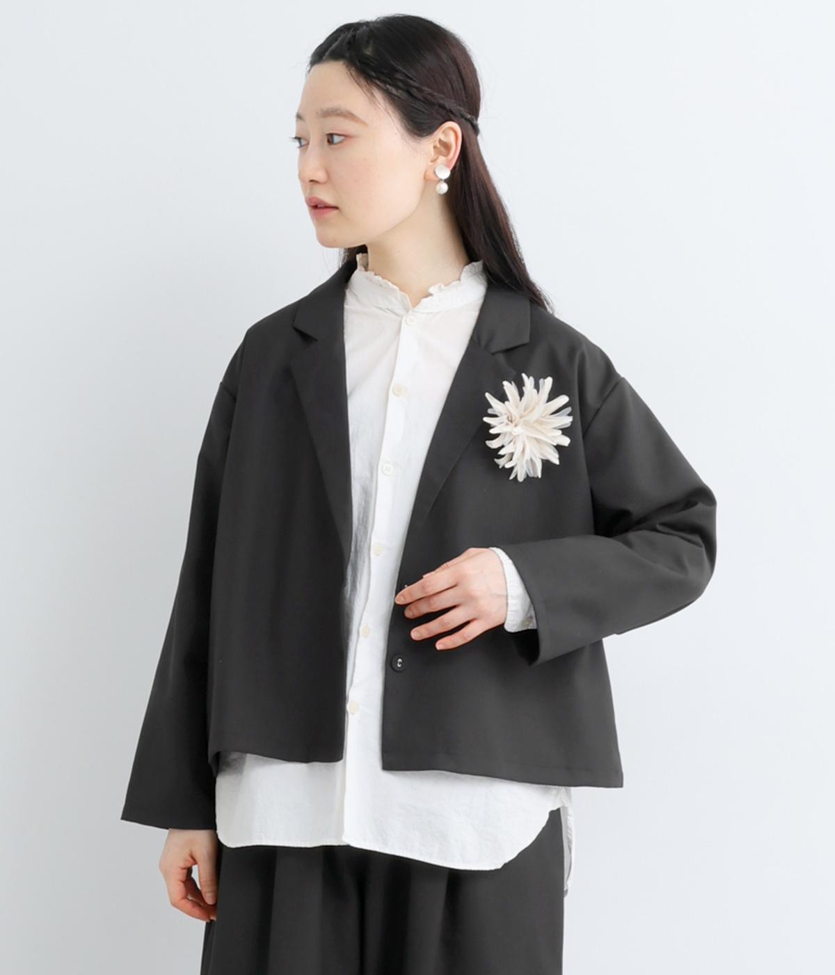 TRサージ　テーラードジャケット(ブラック-M)