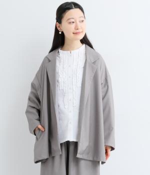 TRサージ　オープンテーラードジャケット(グレー-L)
