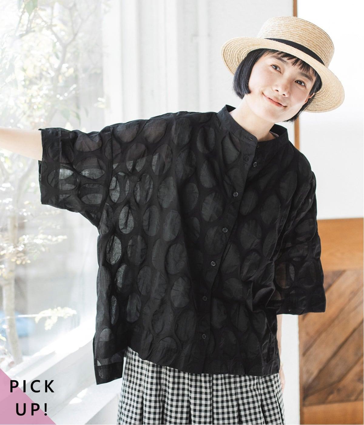 ドットシアーシャツ