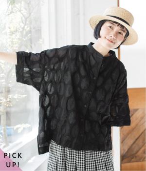 ドットシアーシャツ