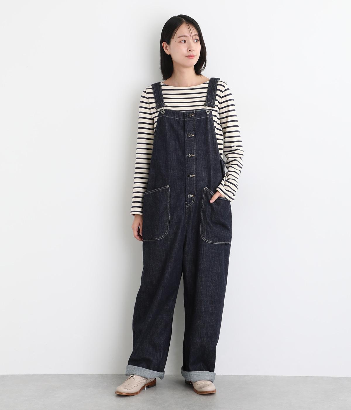 コットン10ozデニムBIGポケットオーバール(ワンウォッシュ-F)