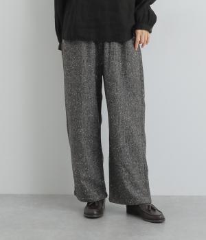 ウールライクへリンボンプルオントラウザー