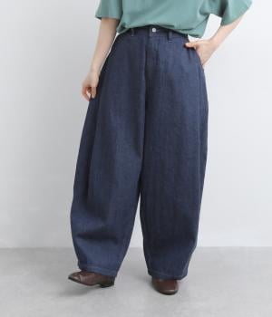 6．5ｏｚデニム　サイドプリーツパンツ