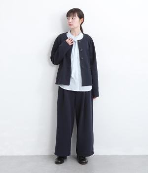 ミラノリブジャージセットアップ(ネイビー-F)