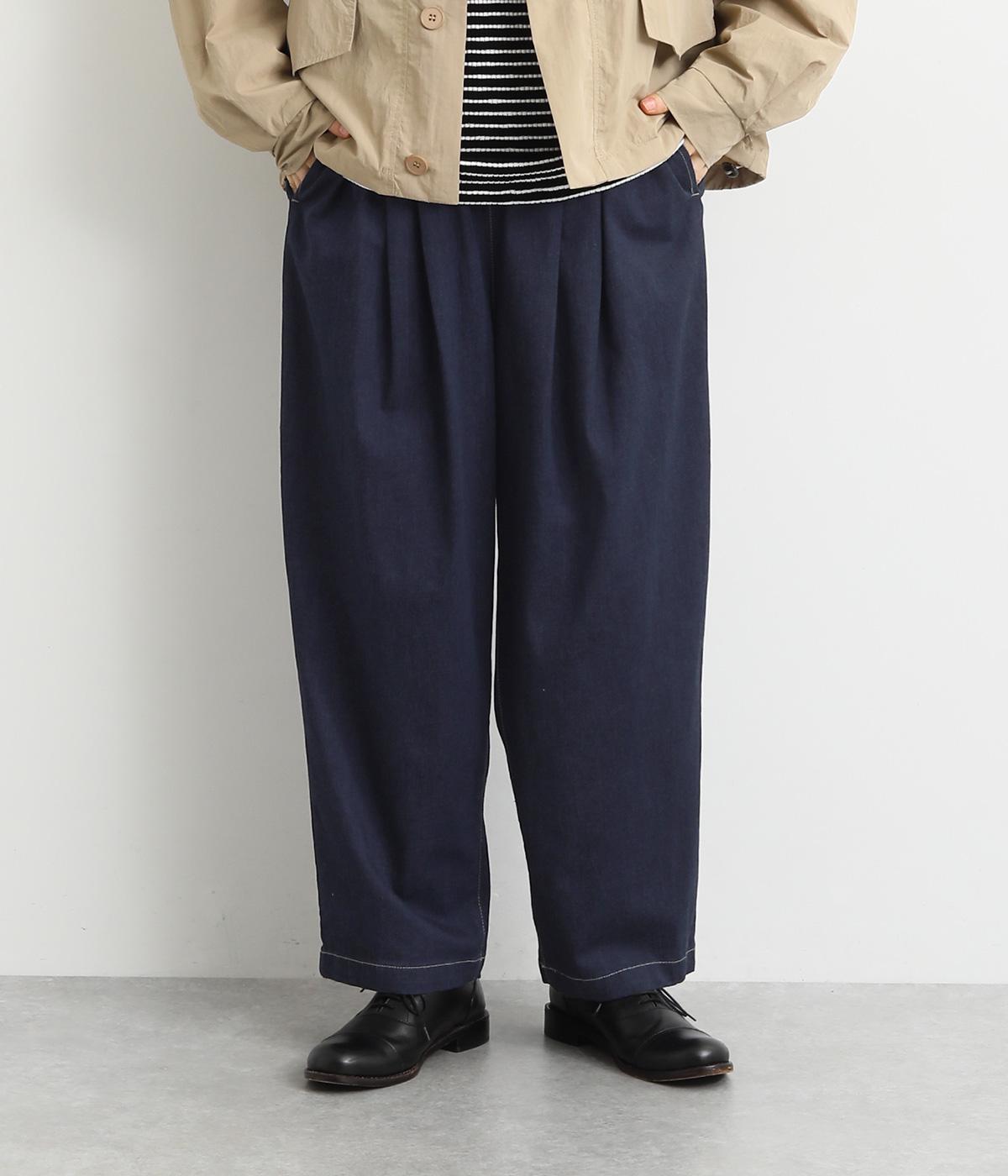 コットンストレッチデニムパンツ(ネイビー-F)