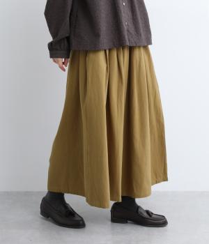 コットンビエラ裏ピーチ起毛パンツ(マスタード-F)