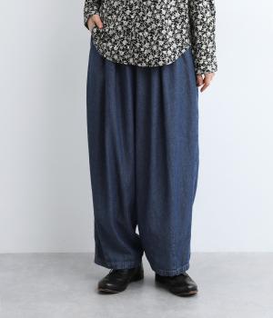 コットンデニムパンツ(ネイビー-F)