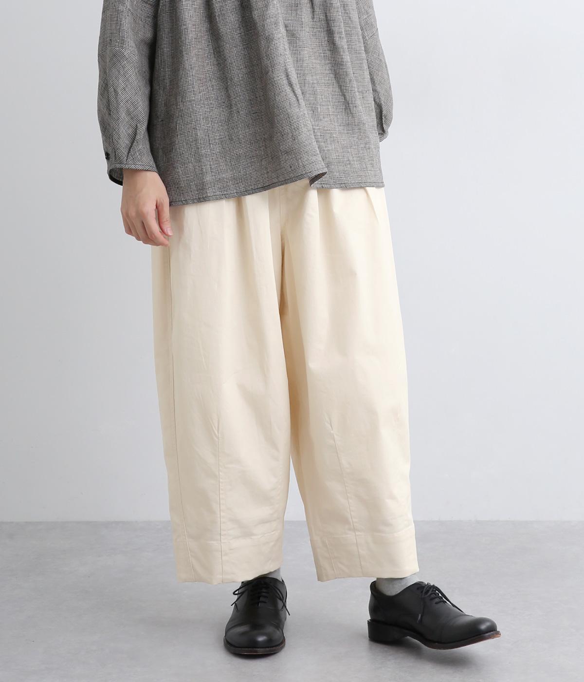 コットンストレッチパンツ(アイボリー-F)