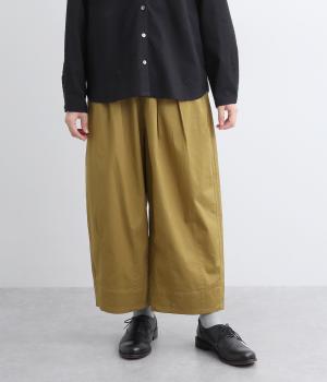 コットンストレッチパンツ(キャメル-F)