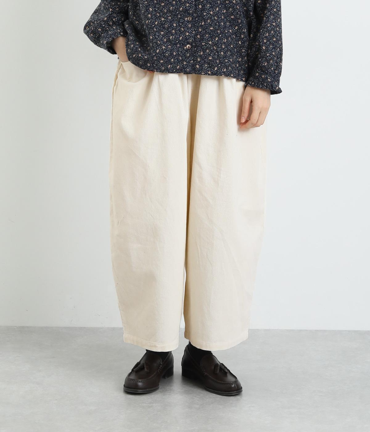 コットンコーデュロイパンツ(オフホワイト-F)