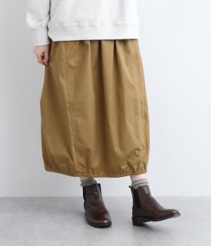 コットンツイルバルーンスカート(ベージュ-F)