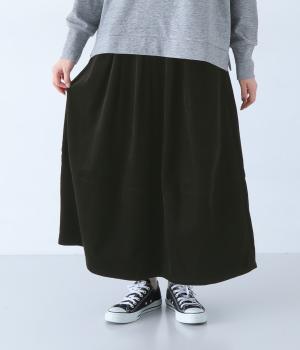 コットンコーデュロイスカート(グリーン-F)