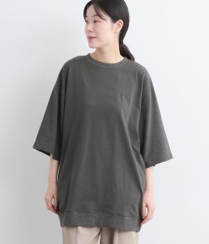 天竺チュニック(チャコール-F)