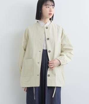 コットンナイロン　ジャケット(アイボリー-F)