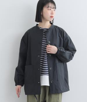 コットンナイロン　ジャケット(ネイビー-F)