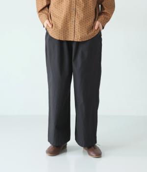 ハイカウントタイプライター　パンツ(ブラック-F)