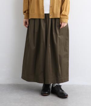 コットンツイルワイドパンツ
