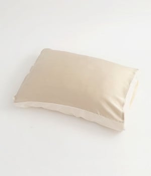 シルクとコットンの枕カバー(黄金色-ONESIZE)