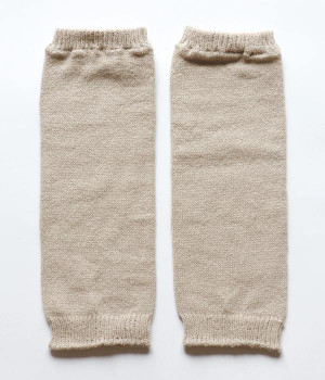 【極暖シルクシリーズ】レッグウォーマー(サンド-ONESIZE)
