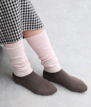 【極暖シルクシリーズ】レッグウォーマー(桜色-ONESIZE)