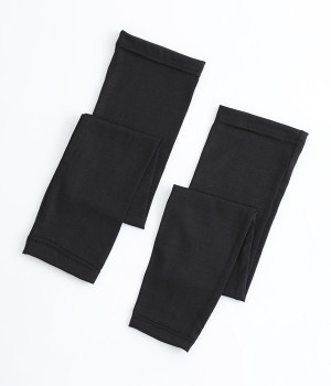 冷感シルクのアームカバー　ロング丈