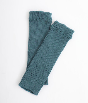 【極暖シルクシリーズ】アーム・レッグウォーマー(深青緑-ONESIZE)