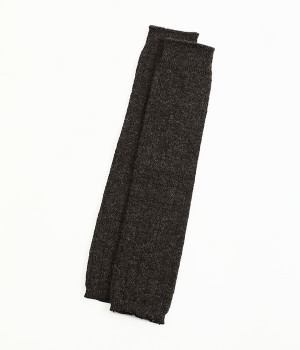 ウールミックス2wayリブチューブ(ブラック-ONESIZE)