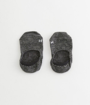 リネンフットカバー(ブラック-ONESIZE)