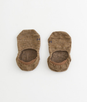 リネンフットカバー(カーキブラウン-ONESIZE)