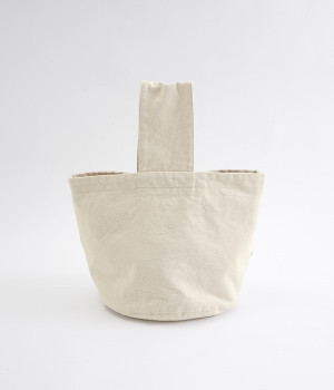 キャンバスバケットバッグスモール(ナチュラル-ONESIZE)