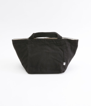 キャンバスキューブトートスモール(ブラック-ONESIZE)