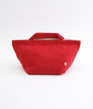 キャンバスキューブトートスモール(レッド-ONESIZE)