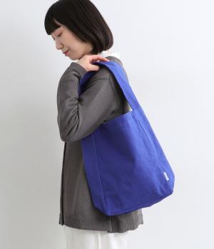 キャンバスシングルトート(ブルー-F)