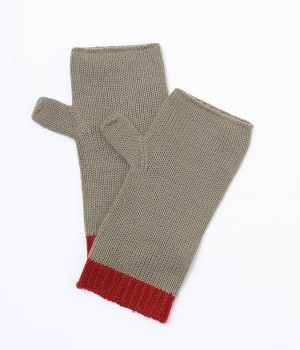 バイカラー　アームウォーマー