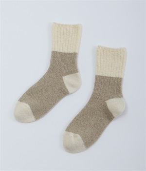 スウィッチングカラーソックス(ナチュラル-ONESIZE)