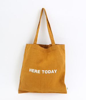 リネンプリント　トートバッグ