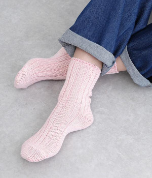 フレンチリネンリブソックス