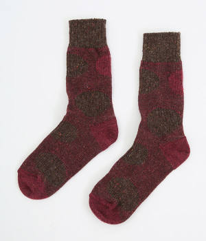 ネップジャカードドットソックス