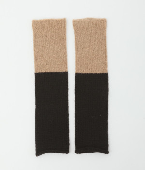 ウールミックス2WAYチューブ(バイカラー/ブラック-ONESIZE)