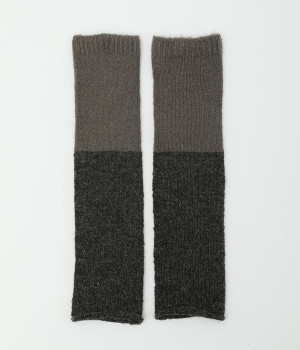 ウールミックス2WAYチューブ(バイカラー/チャコール-ONESIZE)