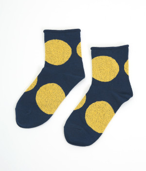 ビッグドットショートソックス