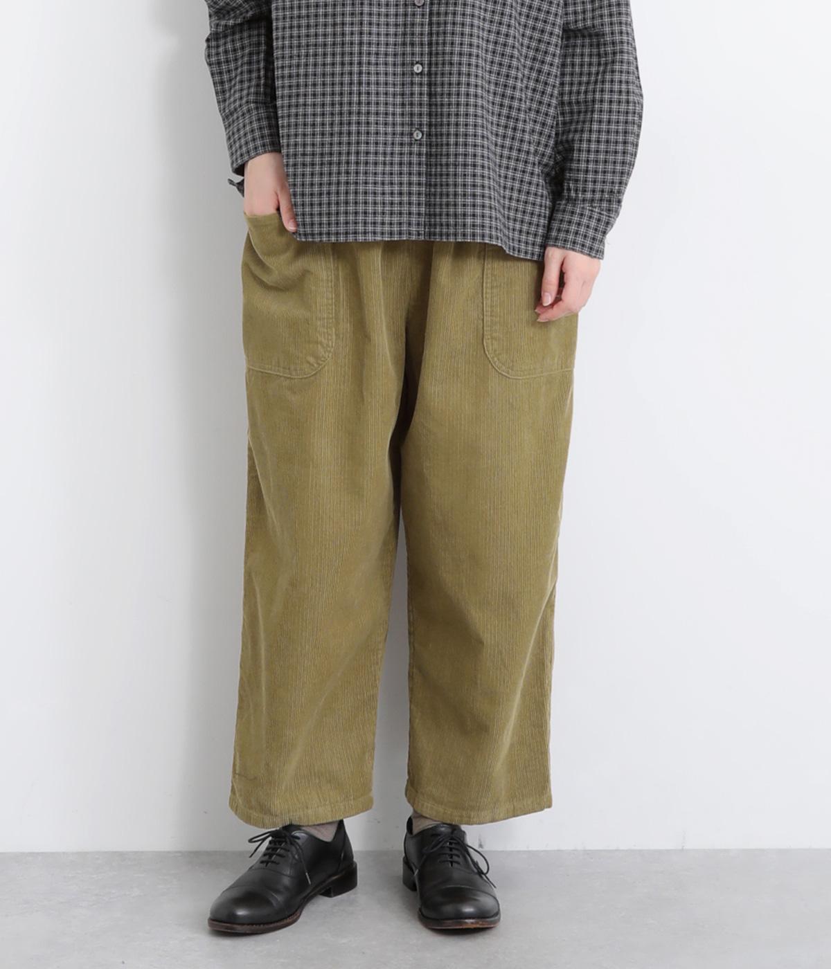 コーデュロイフロントポケットパンツ(ベージュ-F)