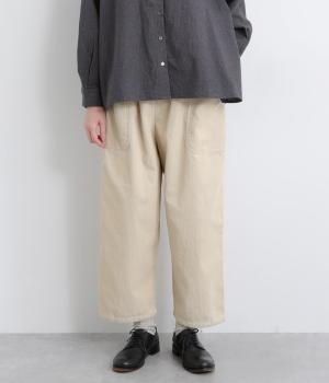 コーデュロイフロントポケットパンツ(アイボリー-F)