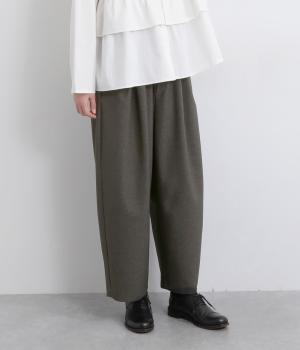 サージストレッチボリュームイージーパンツ(チャコール-F)