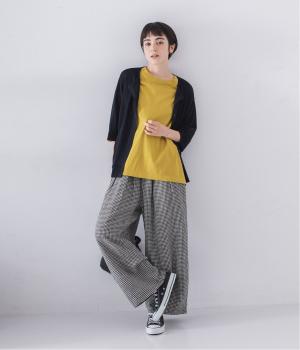 オーガニックコットン7分袖Tシャツ(イエロ－-ONESIZE)