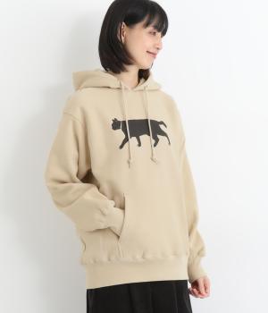 12OZヘビーウエイトスェットフーディー(ベージュ-F)